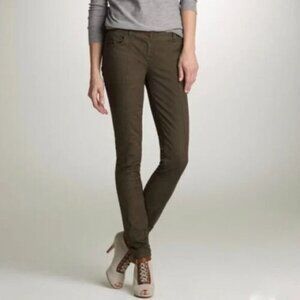 J. Crew Women's Size 4 City Fit Riveter Pants Green